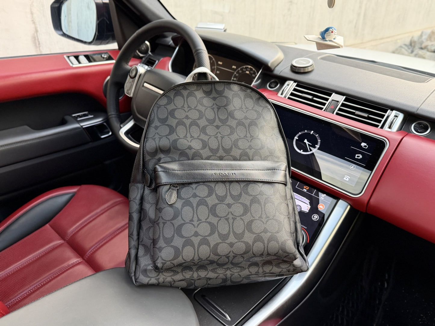 Coach Logo Backpack