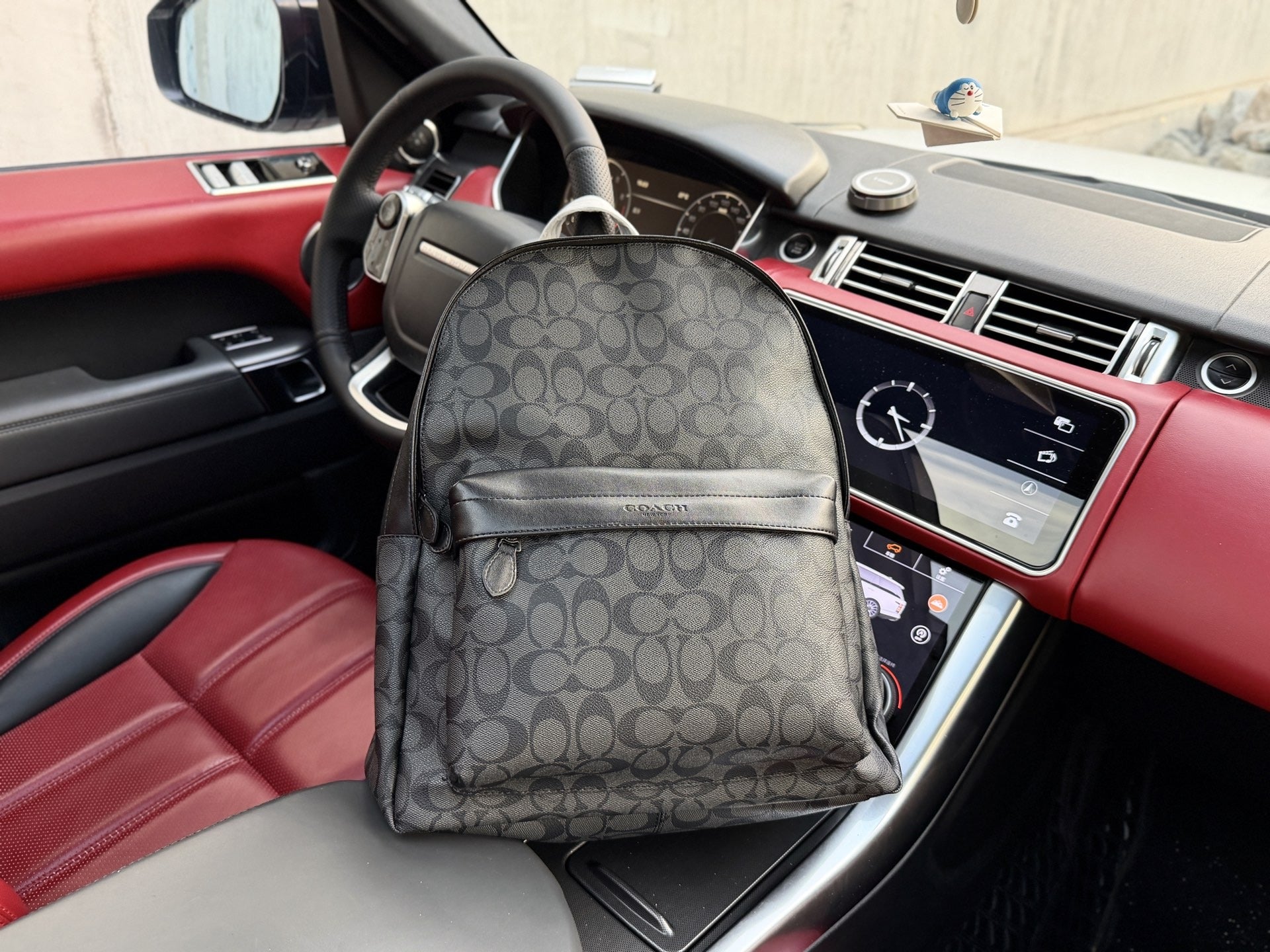 Coach Logo Backpack