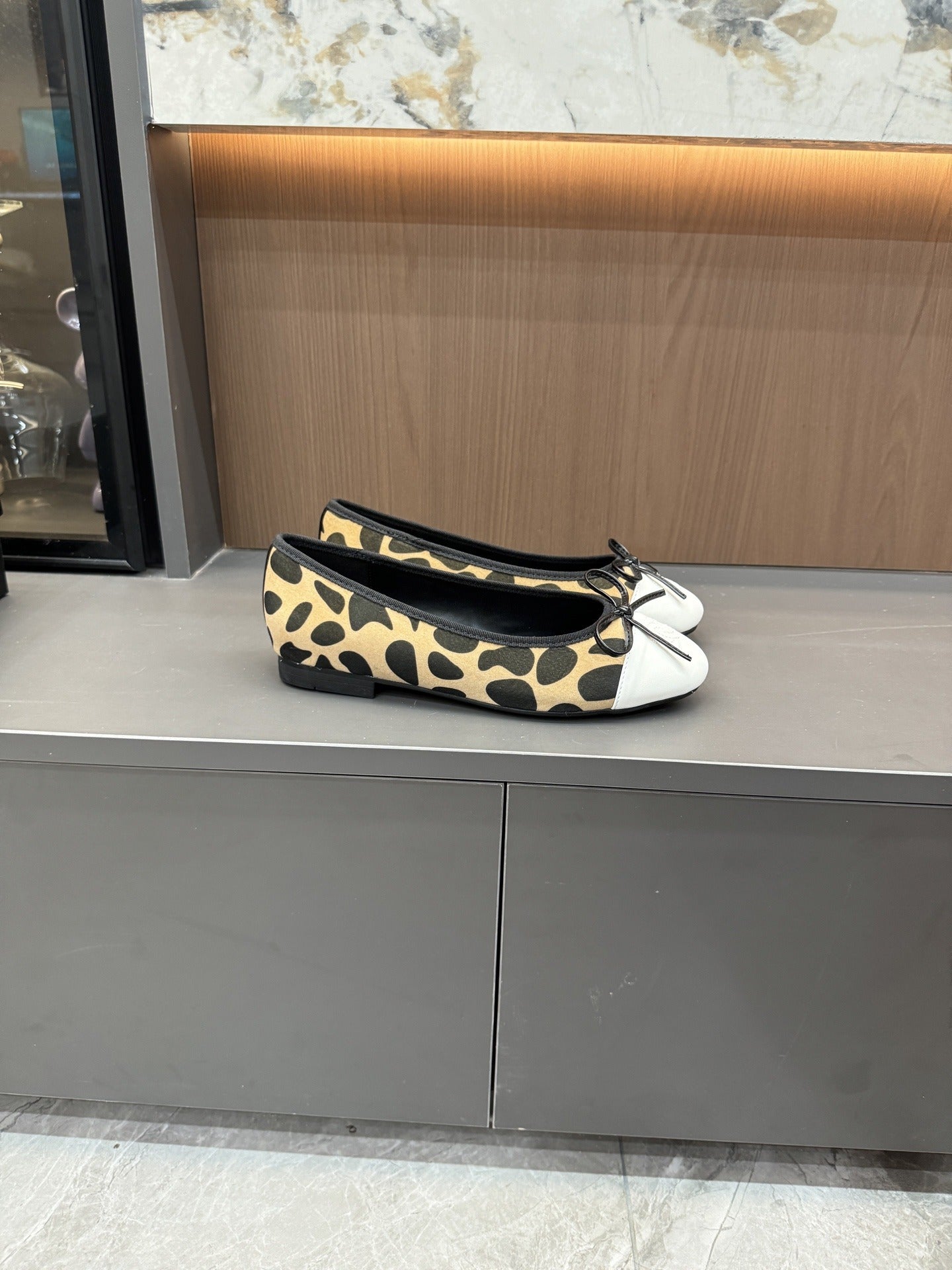 Chanel Lambskin Leather Bow Shoes