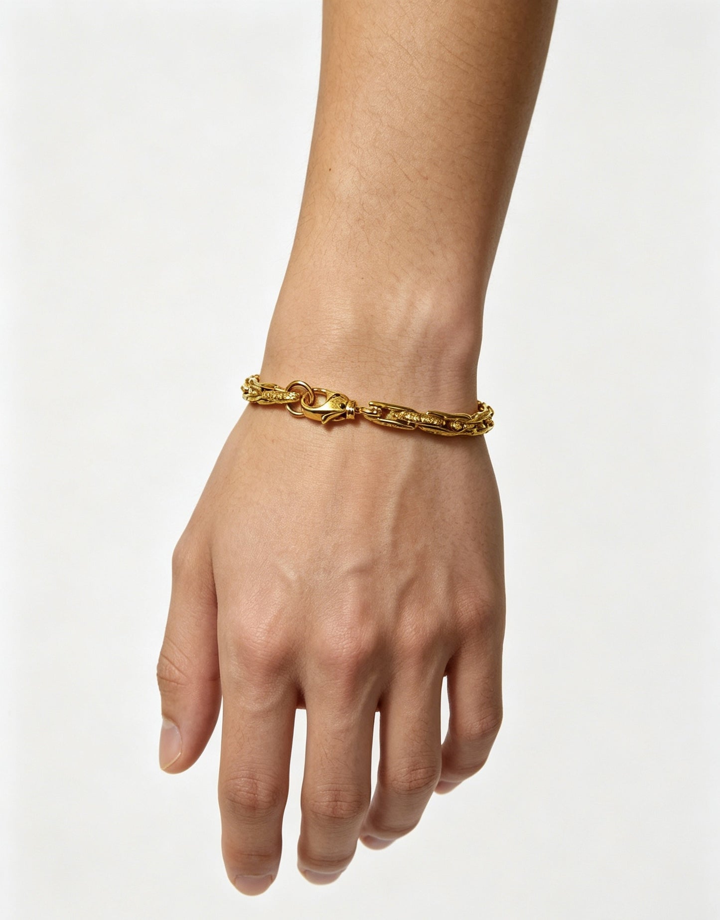 Chrome Hearts Sterling Silver Cross Bracelet