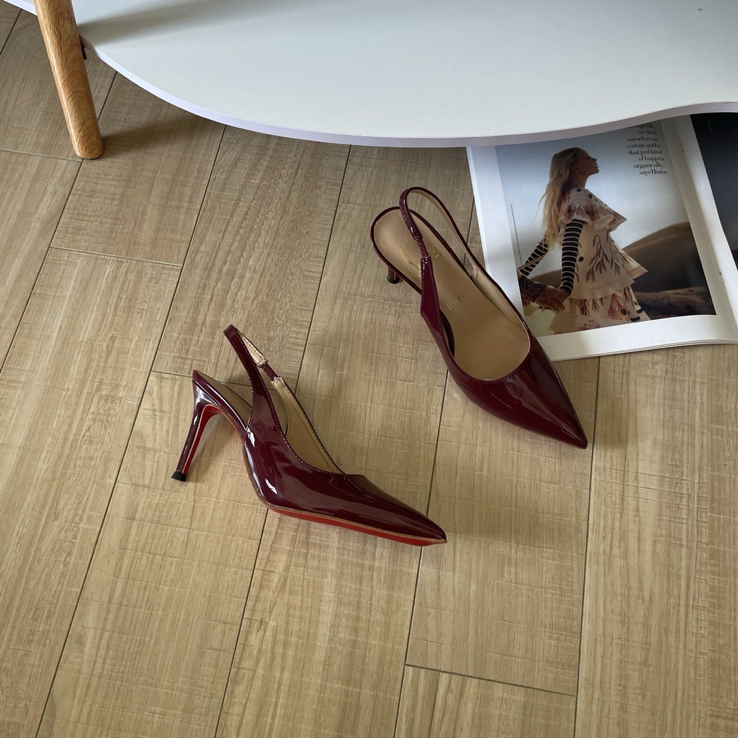 Christian Louboutin Lambskin Leather Heels