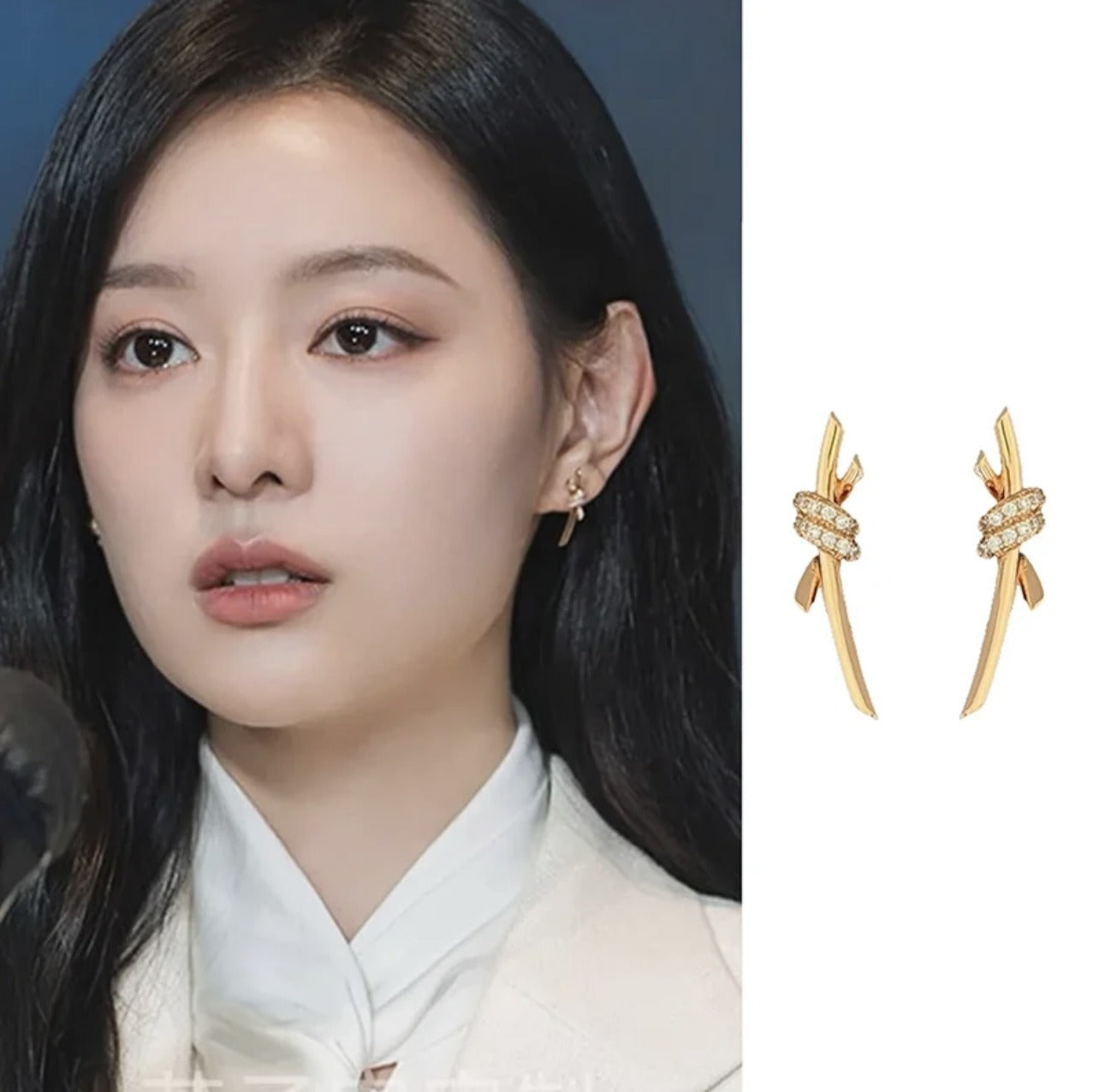 Tiffany & Co. Silver Brass Knot Earrings