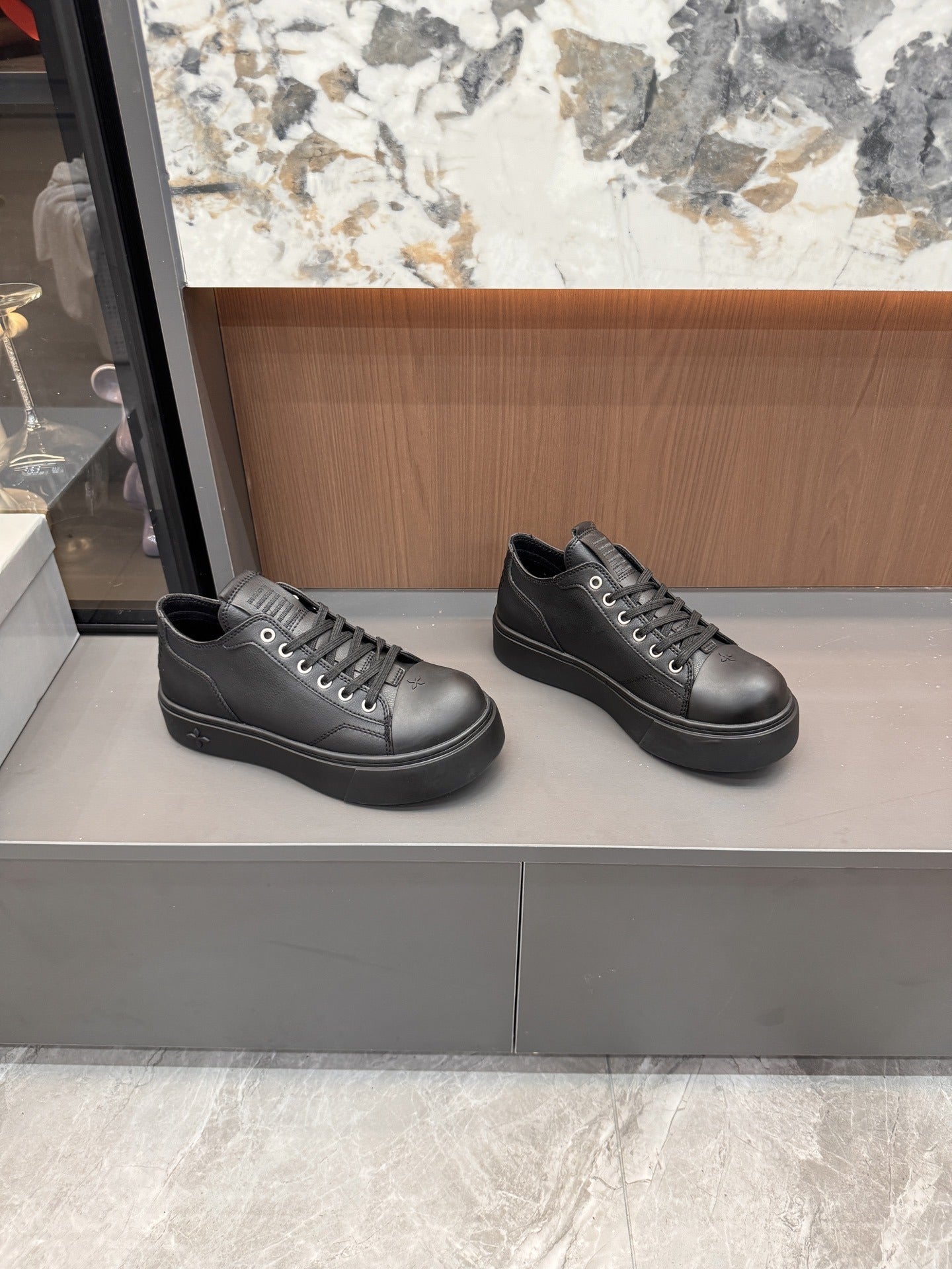 Unbranded Lambskin Leather Printed Shoes