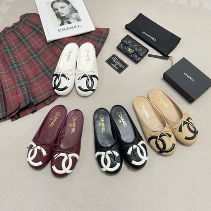 Chanel Leather Ballet Flats