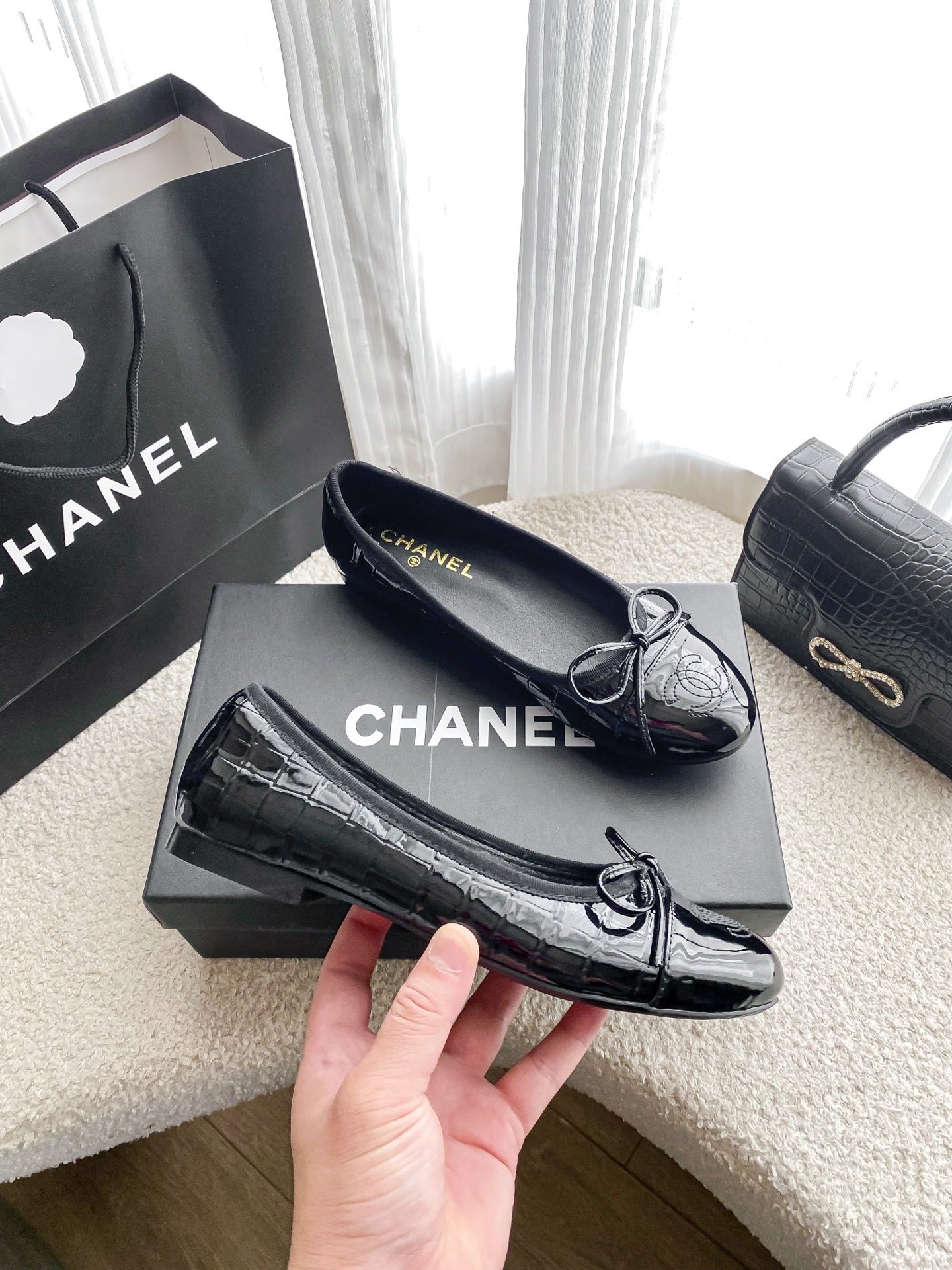 Chanel Bow Shoes