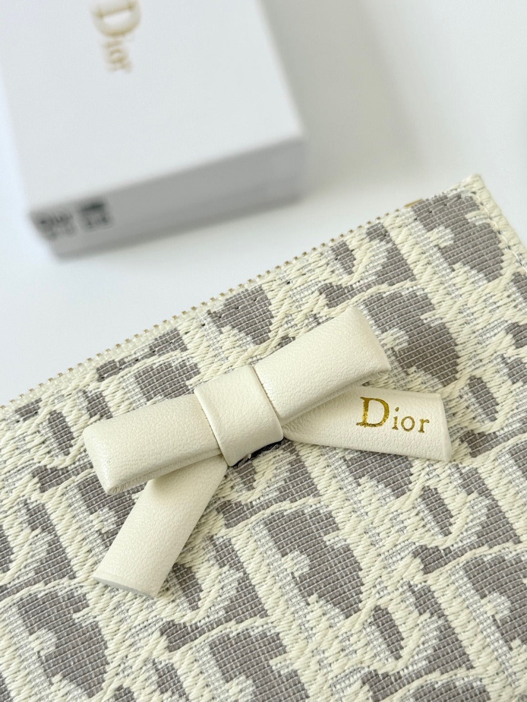 Dior Black Calfskin Leather Wallet