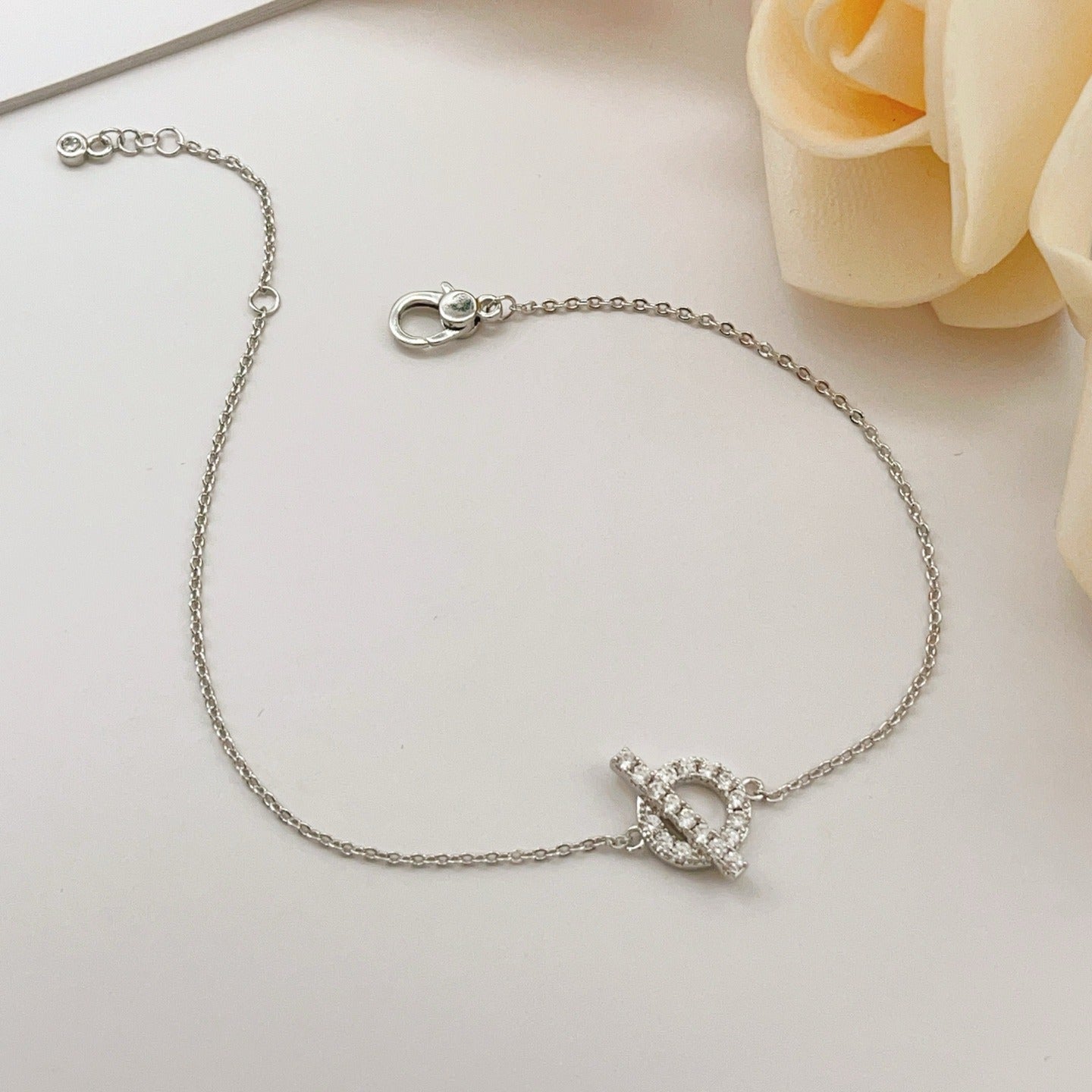 Hermes Silver Brass Round Bracelet