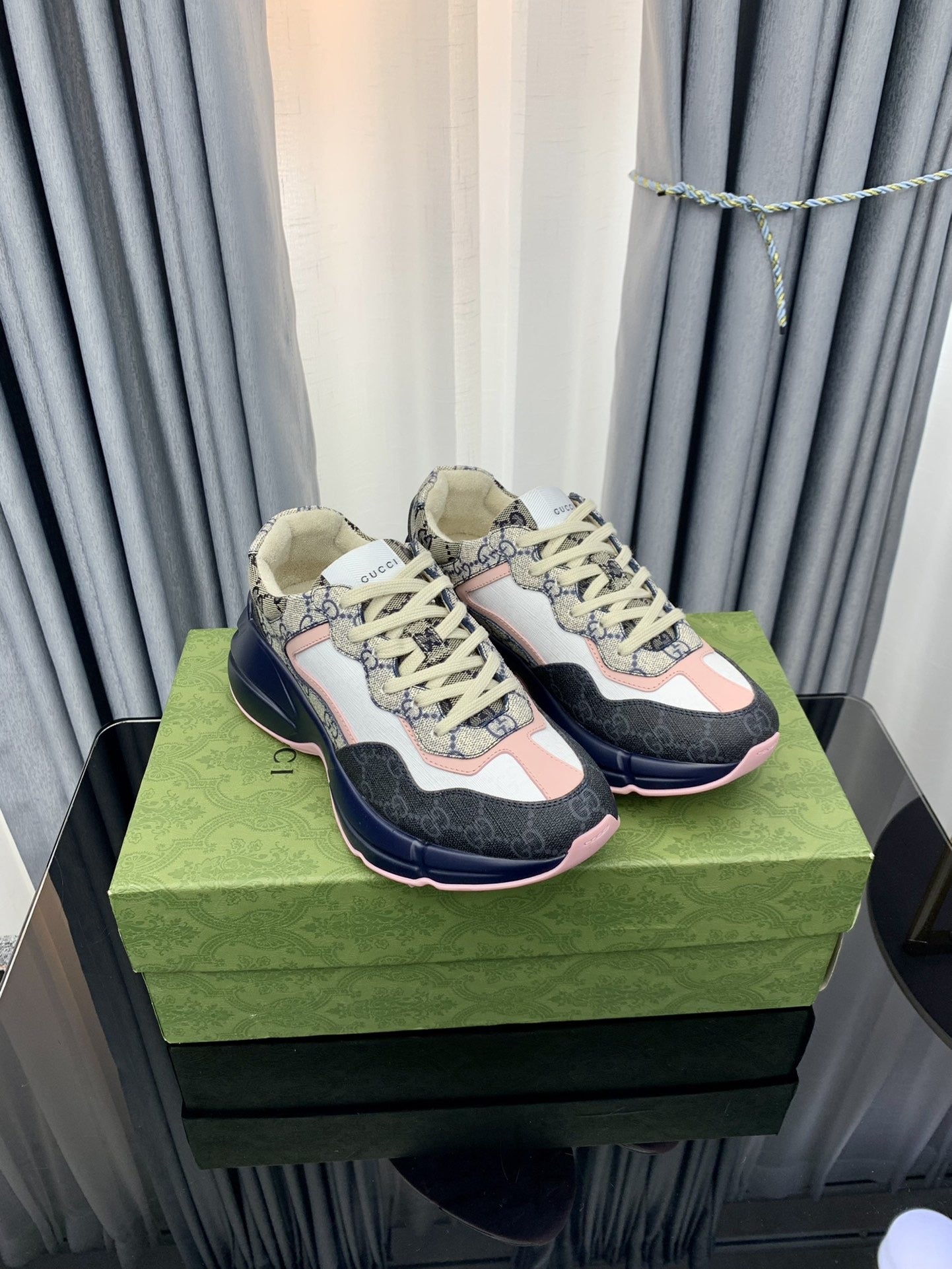 Gucci Lambskin Leather Sneakers
