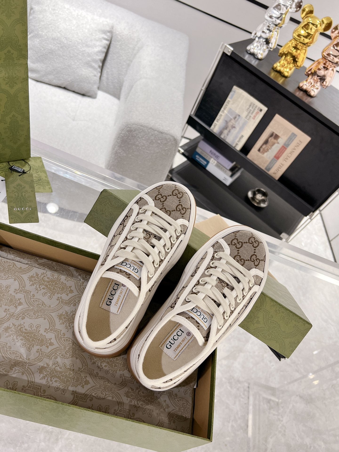 Gucci Canvas Canvas Shoes