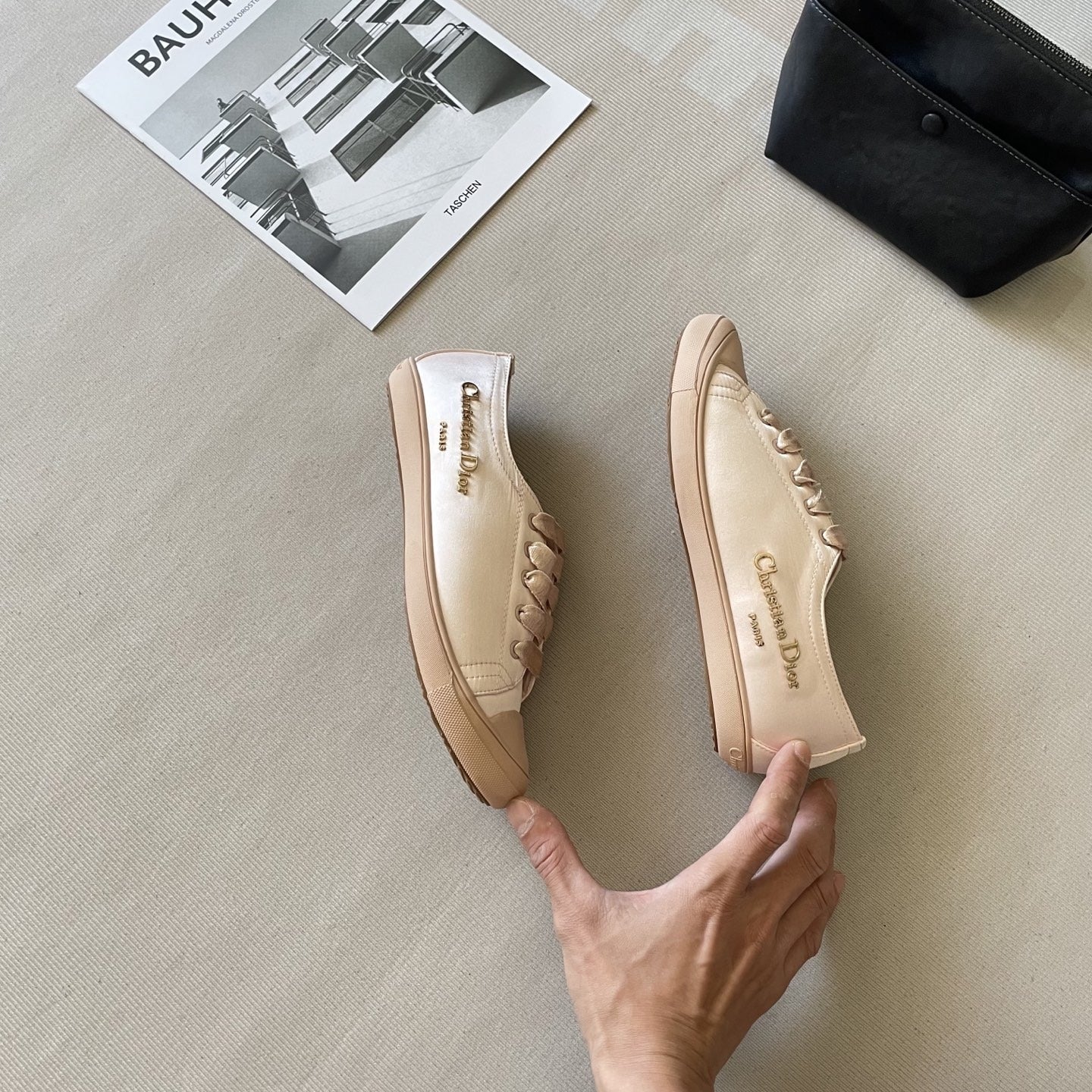 Dior Leather Logo Sneakers