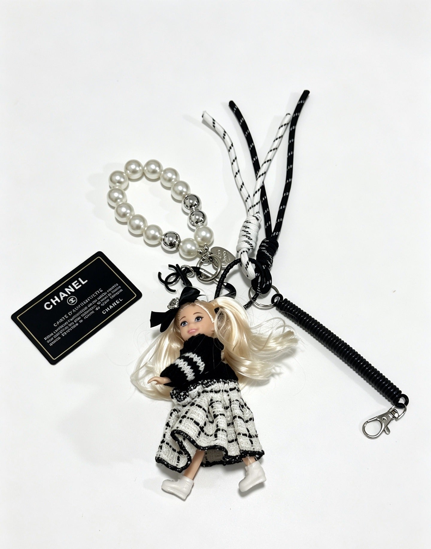 Chanel Vintage-Finish Keychain