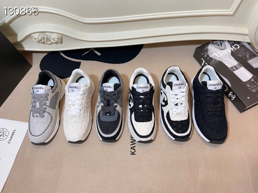 Chanel Leather Logo Shoes
