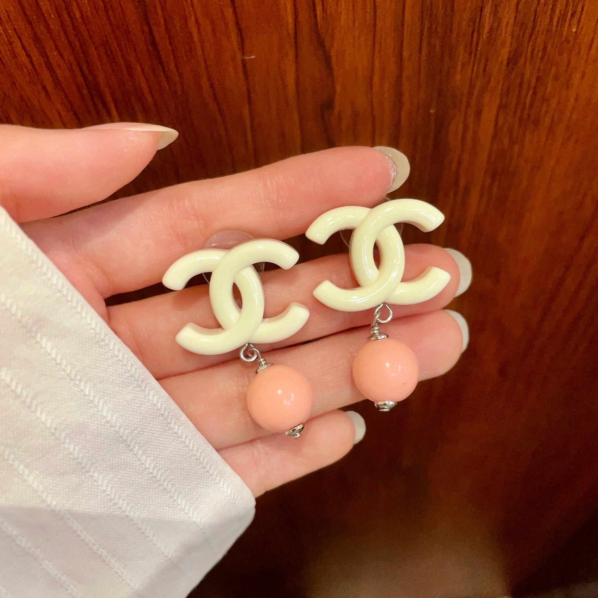 Chanel Pearl Earrings