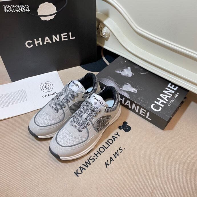Chanel Leather Logo Shoes