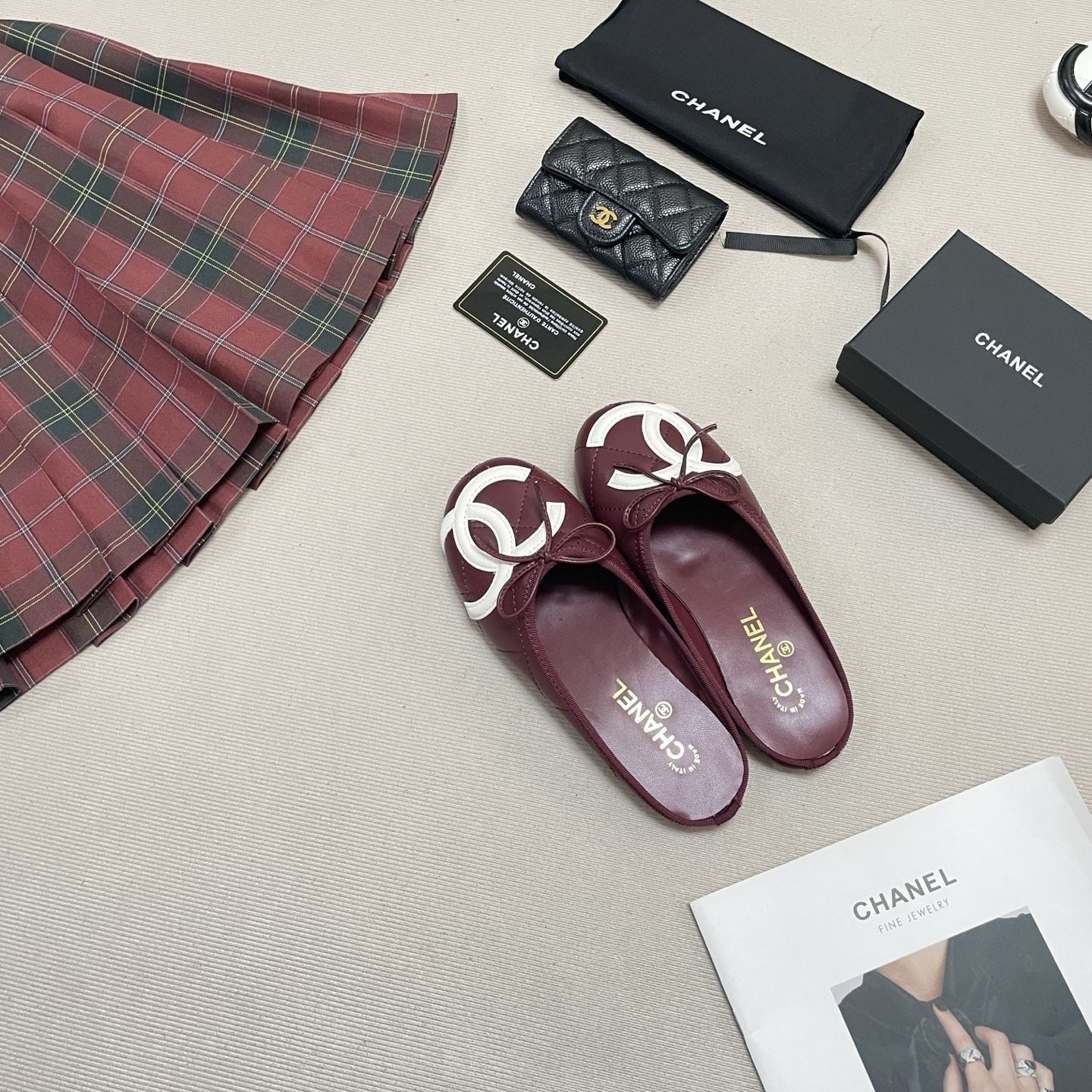 Chanel Leather Ballet Flats