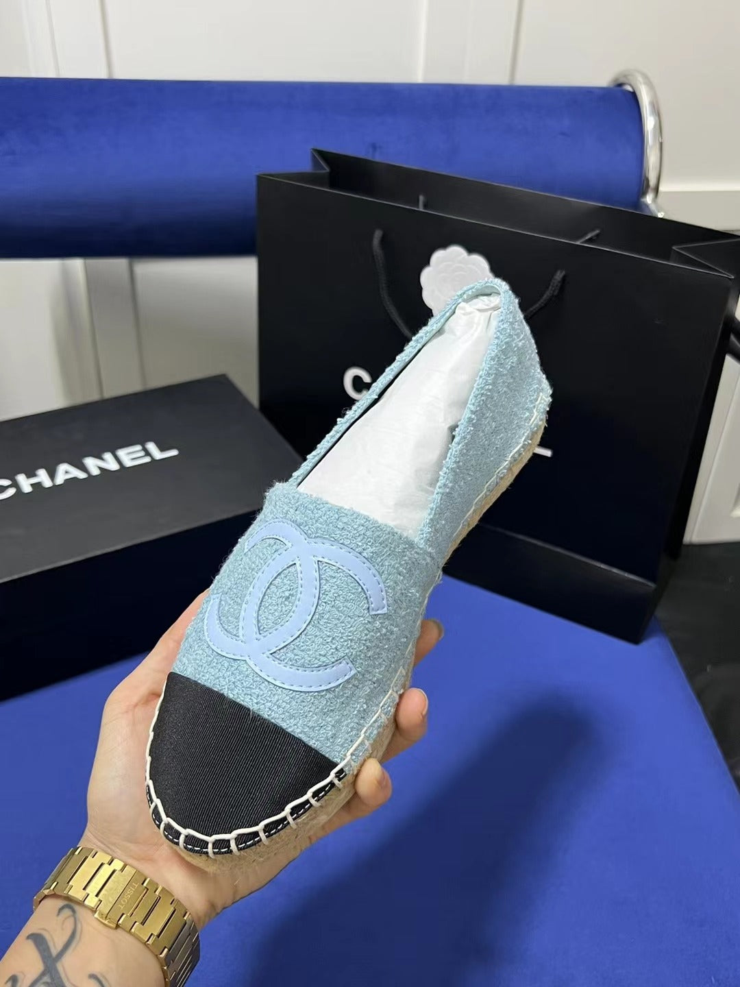 Chanel Canvas Shoes