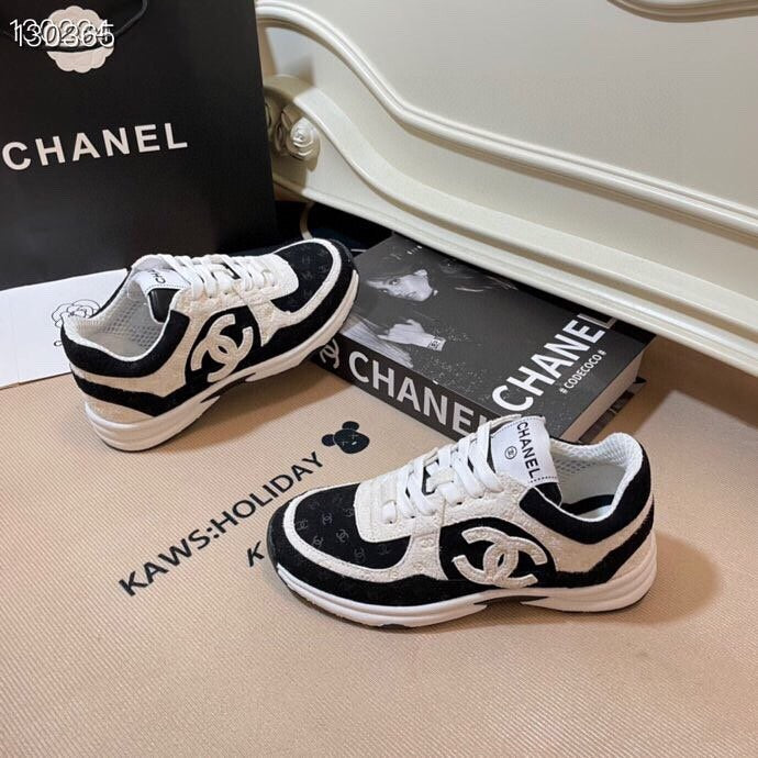 Chanel Leather Logo Shoes