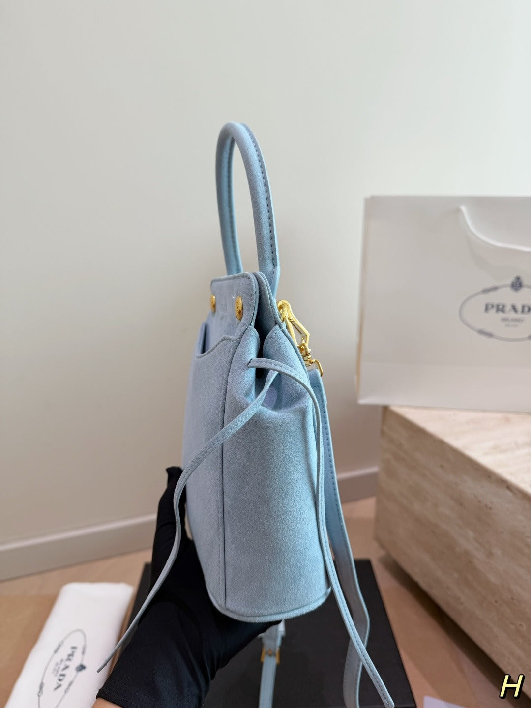 Prada Suede Handbag