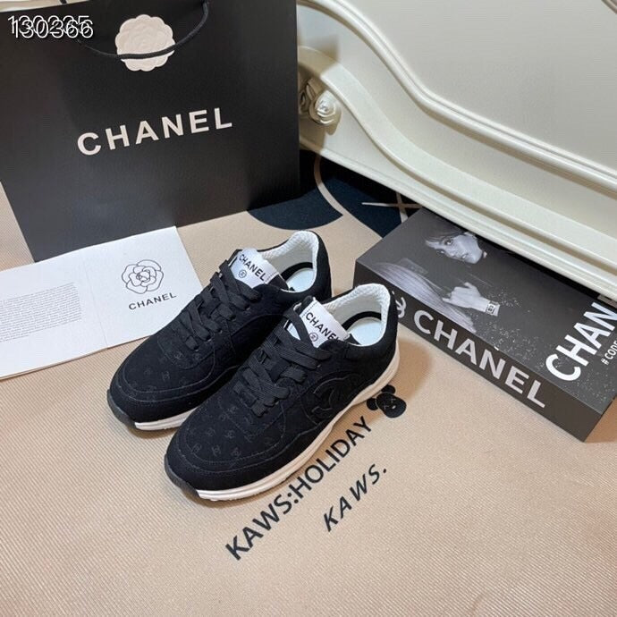 Chanel Leather Logo Shoes