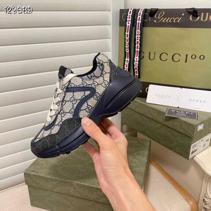 Gucci Calfskin Leather Sneakers