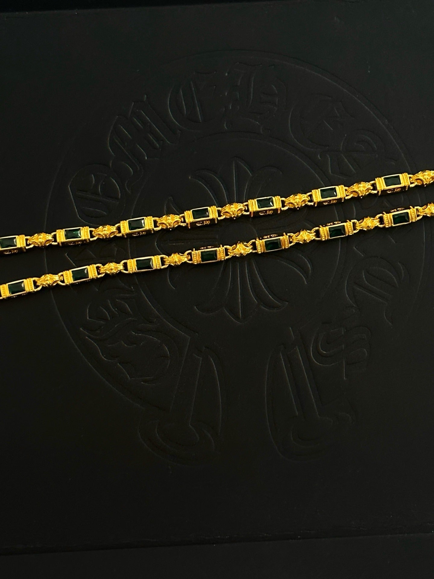 Chrome Hearts Sterling Silver Cross Necklace