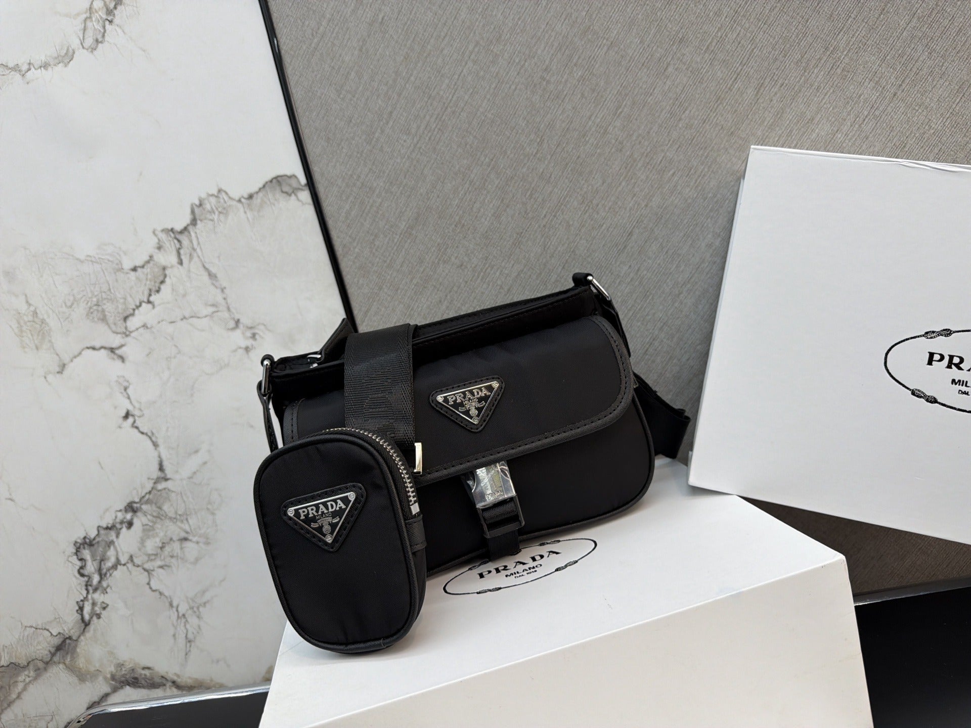 Prada Nylon Shoulder Bag