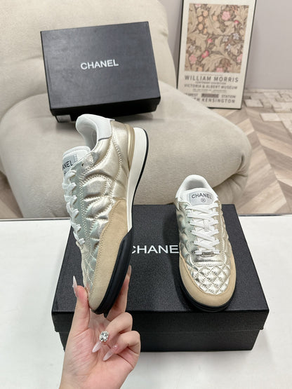 Chanel Lambskin Leather Sneakers