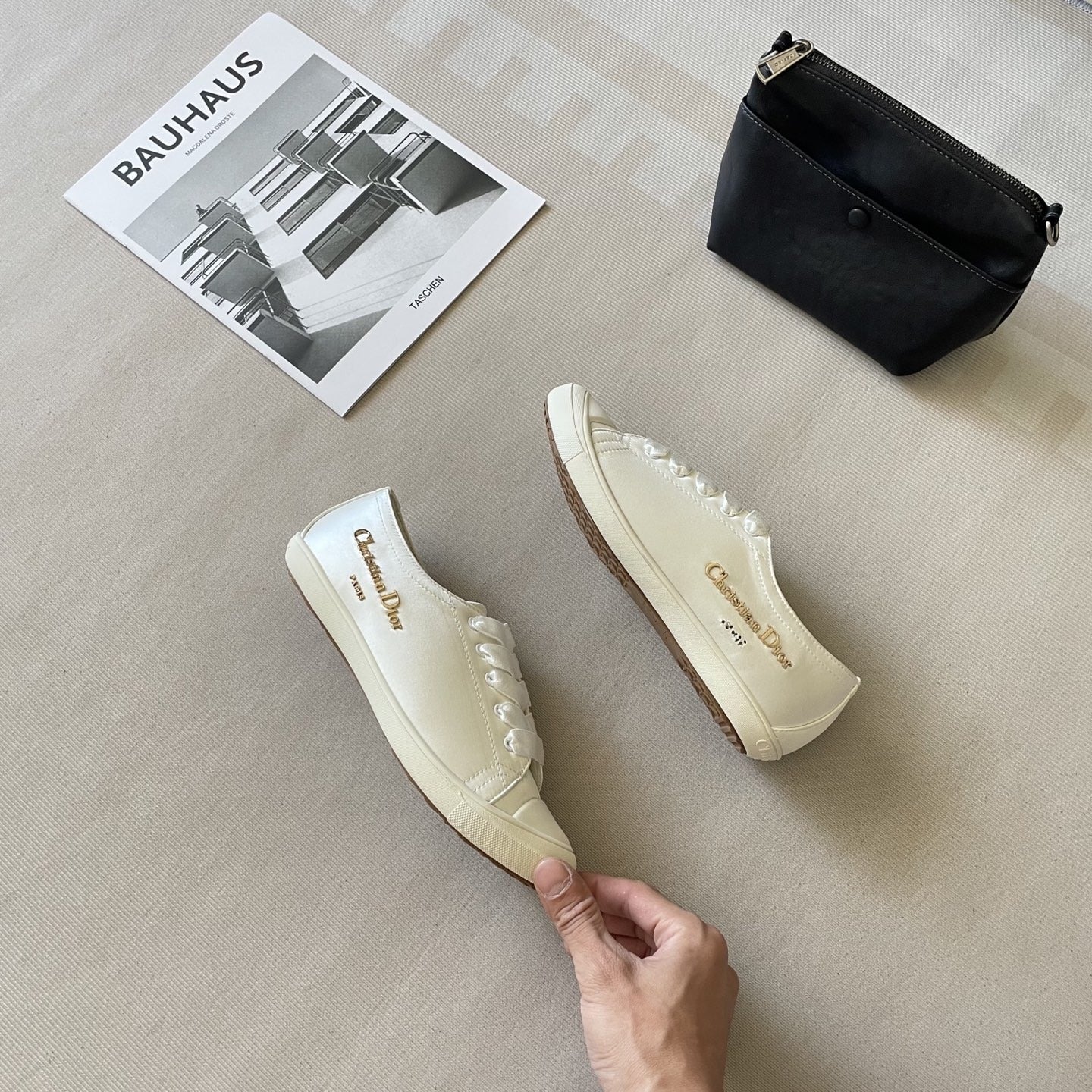 Dior Leather Logo Sneakers