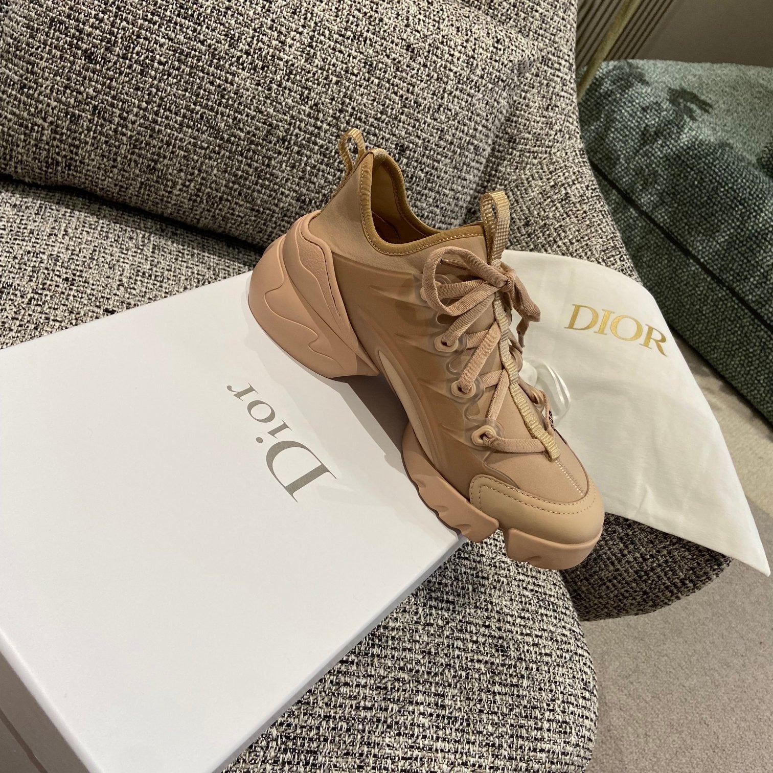 Dior Leather Logo Sneakers