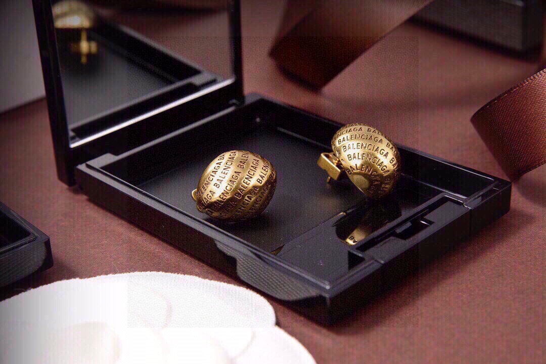 Balenciaga Brass Earrings
