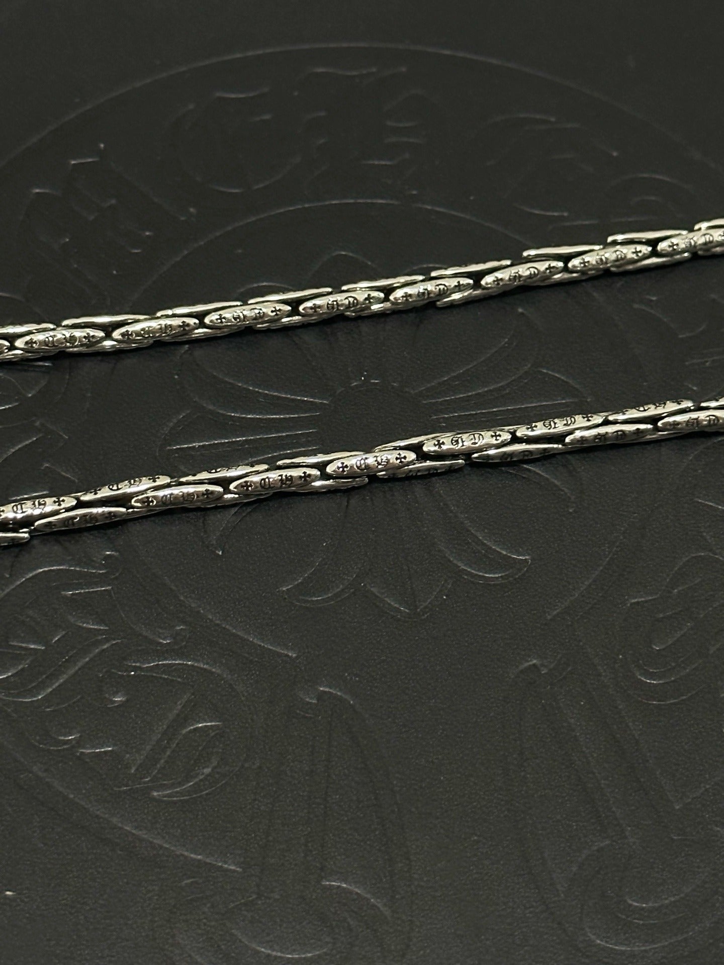 Chrome Hearts Sterling Silver Cross Necklace