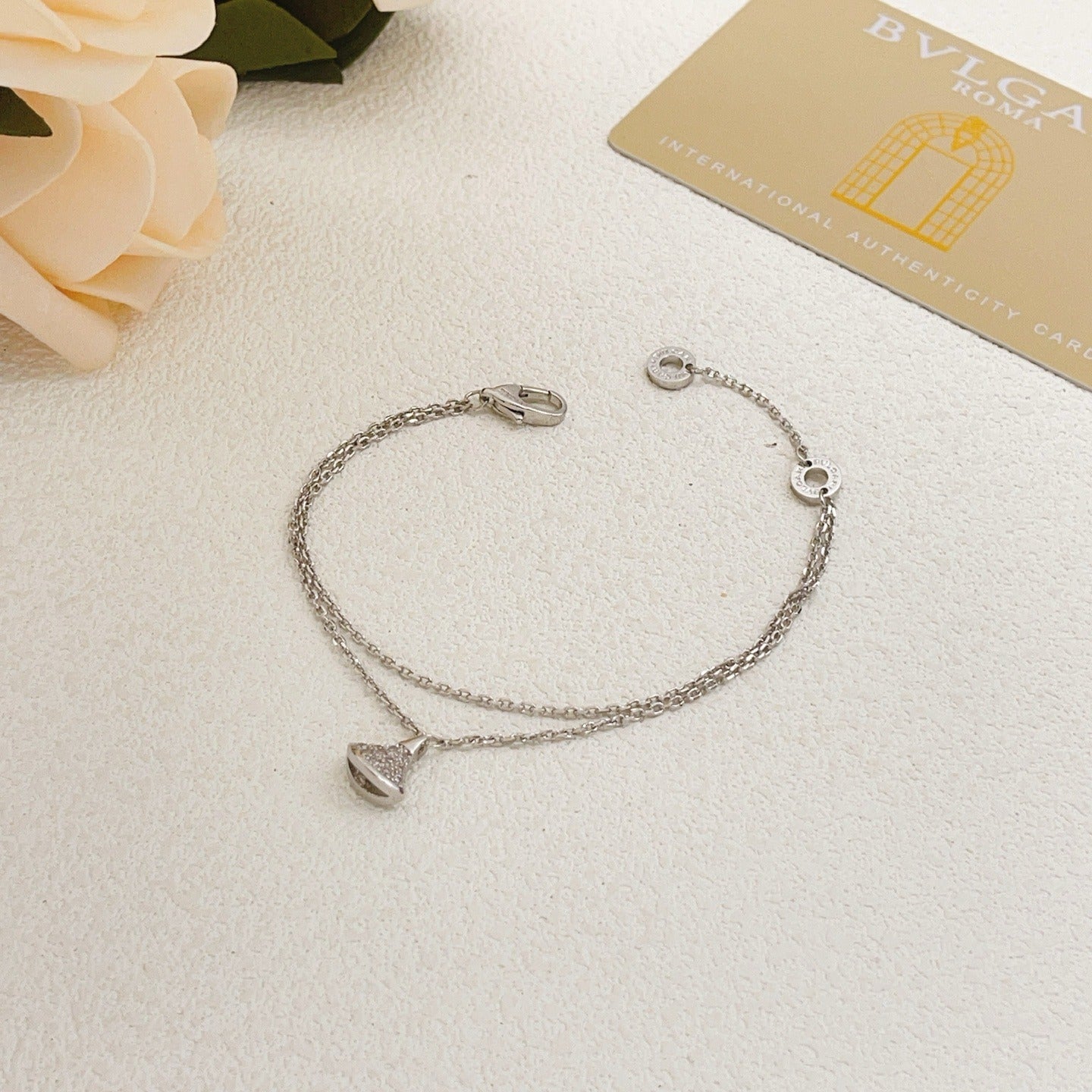 Bvlgari Silver Brass Bracelet