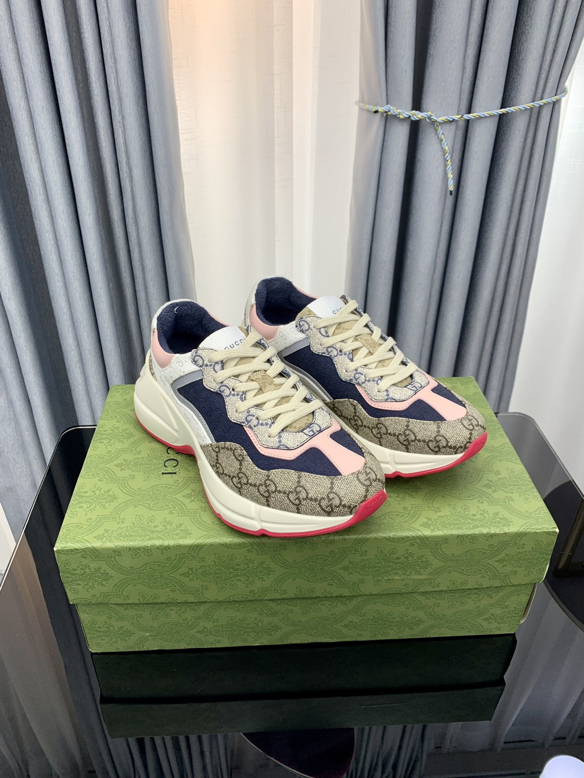 Gucci Lambskin Leather Sneakers