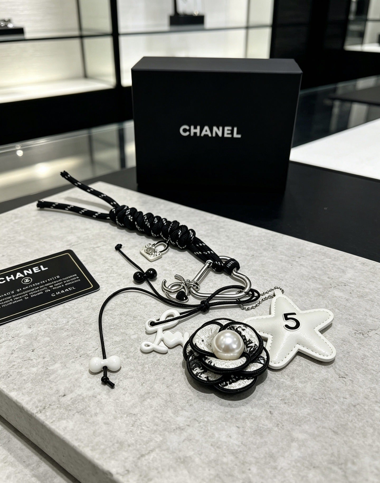 Chanel Vintage-Finish Keychain