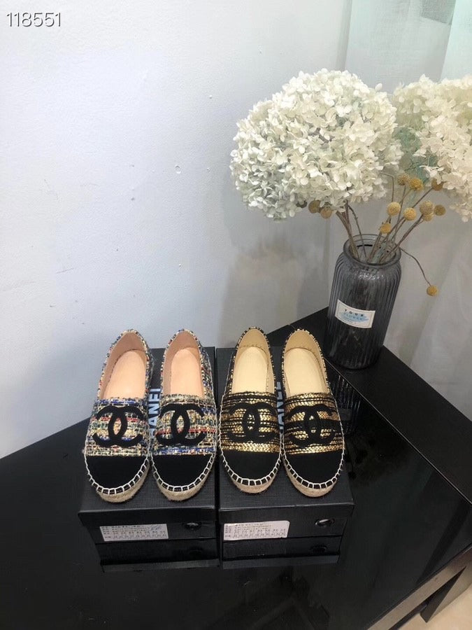 Chanel Canvas Shoes