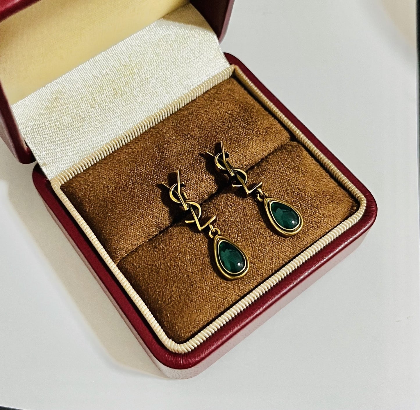 Saint Laurent Brass Earrings