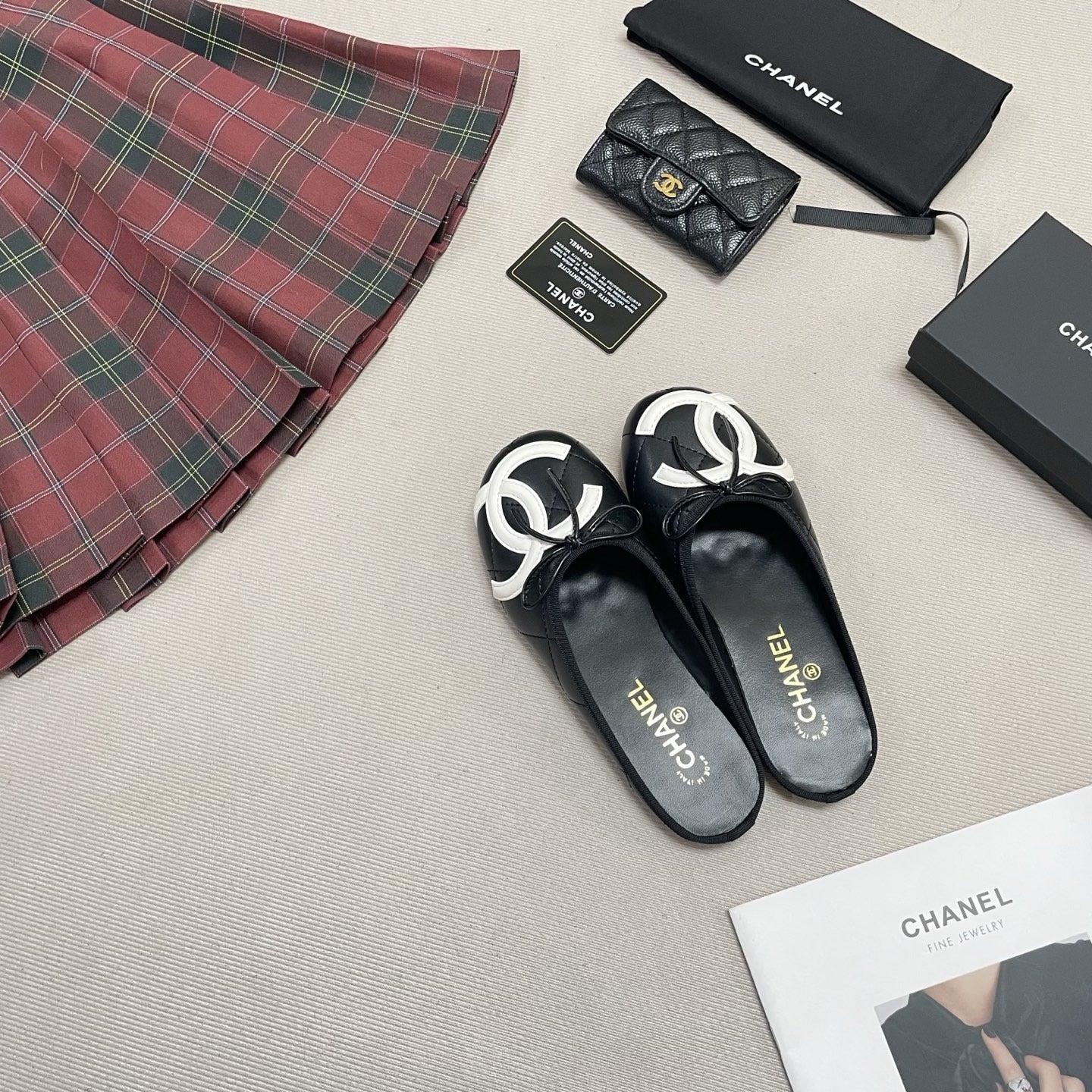 Chanel Leather Ballet Flats