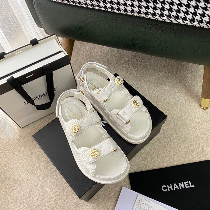 Chanel Lambskin Leather Sandals