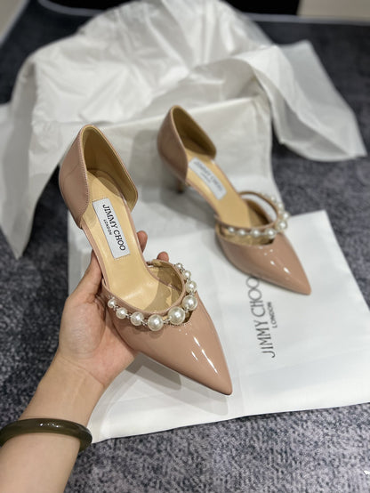 Jimmy Choo Black Pearl Heels