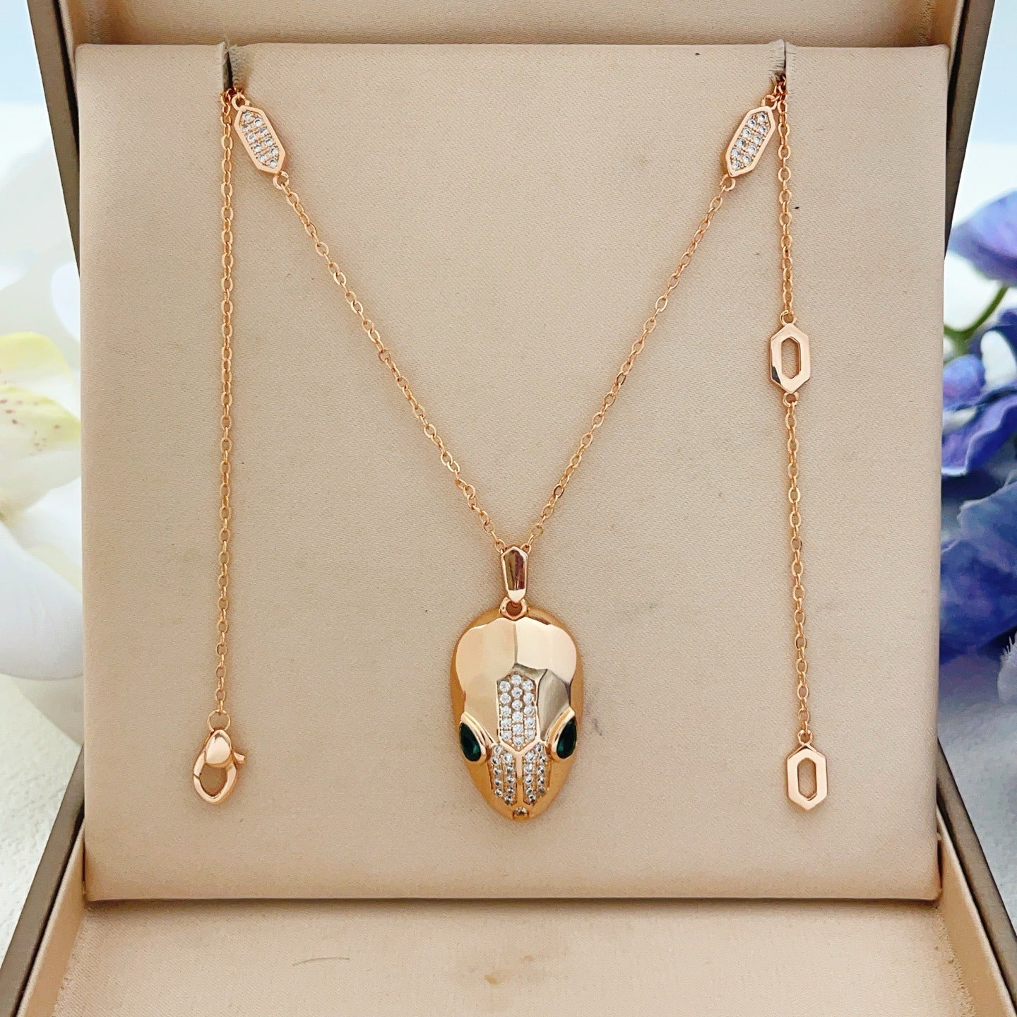 Bvlgari Brass Serpent Necklace