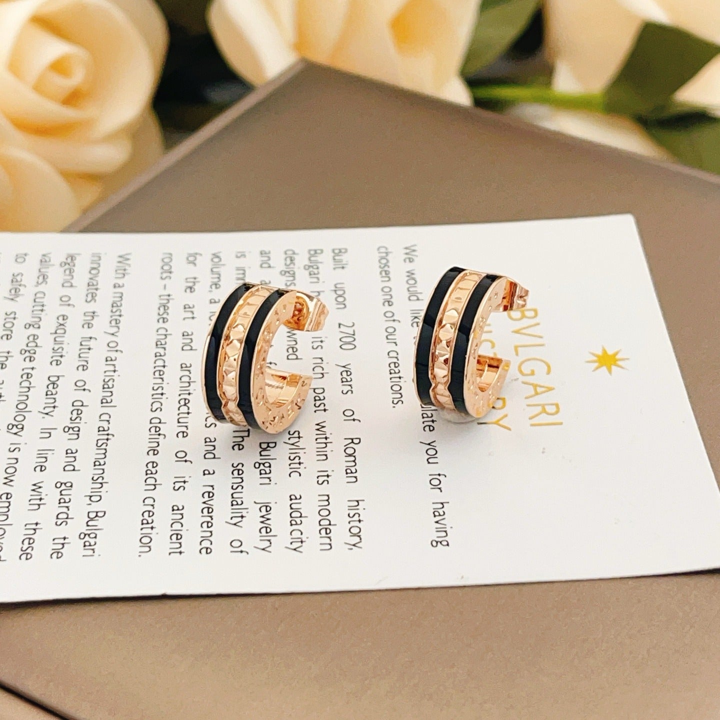 Bvlgari Brass Earrings