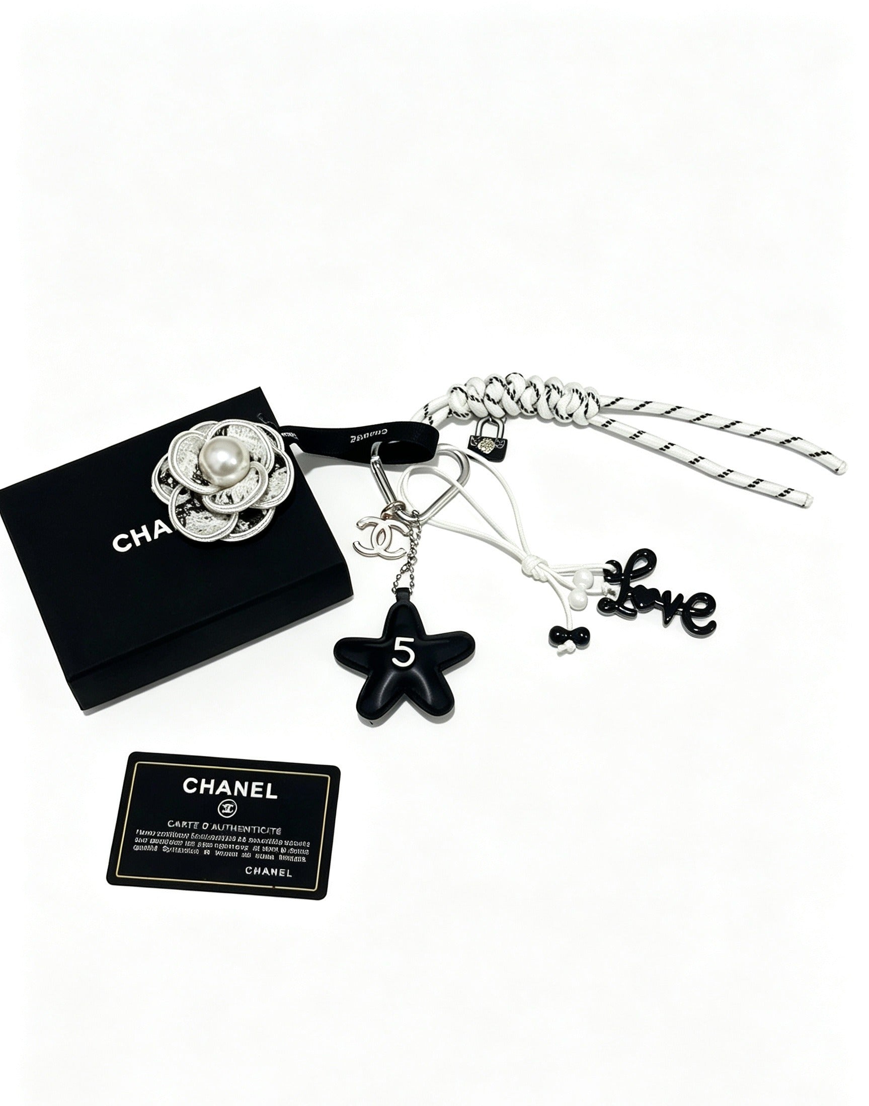 Chanel Vintage-Finish Keychain