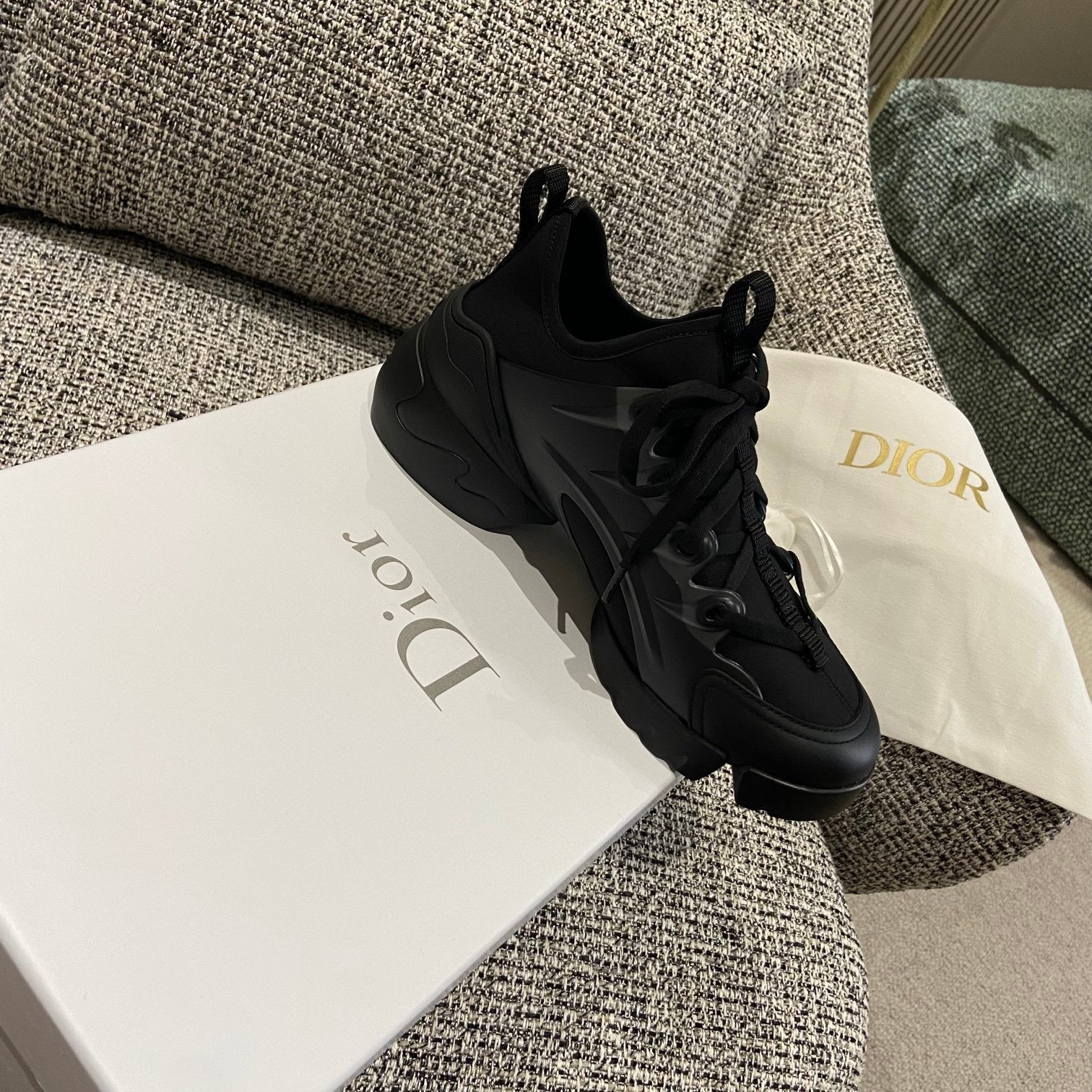 Dior Leather Logo Sneakers