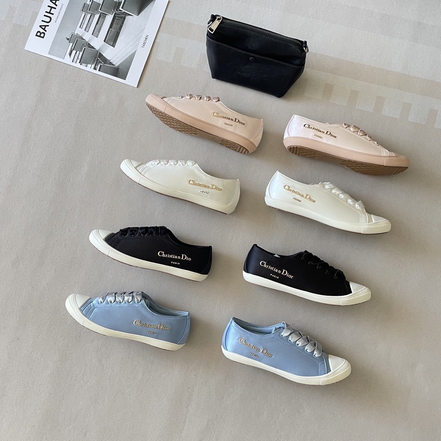 Dior Leather Logo Sneakers
