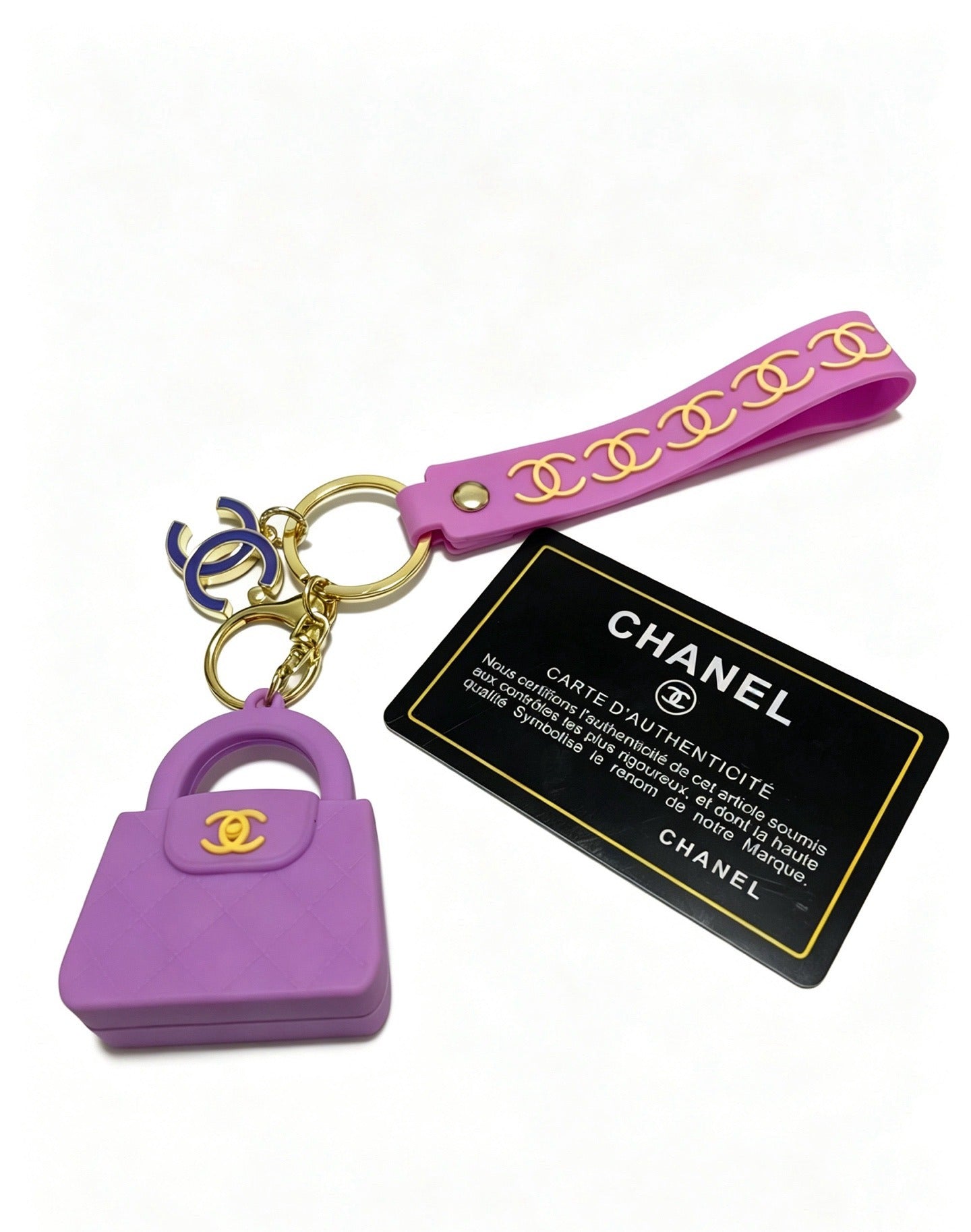 Chanel Vintage-Finish Keychain