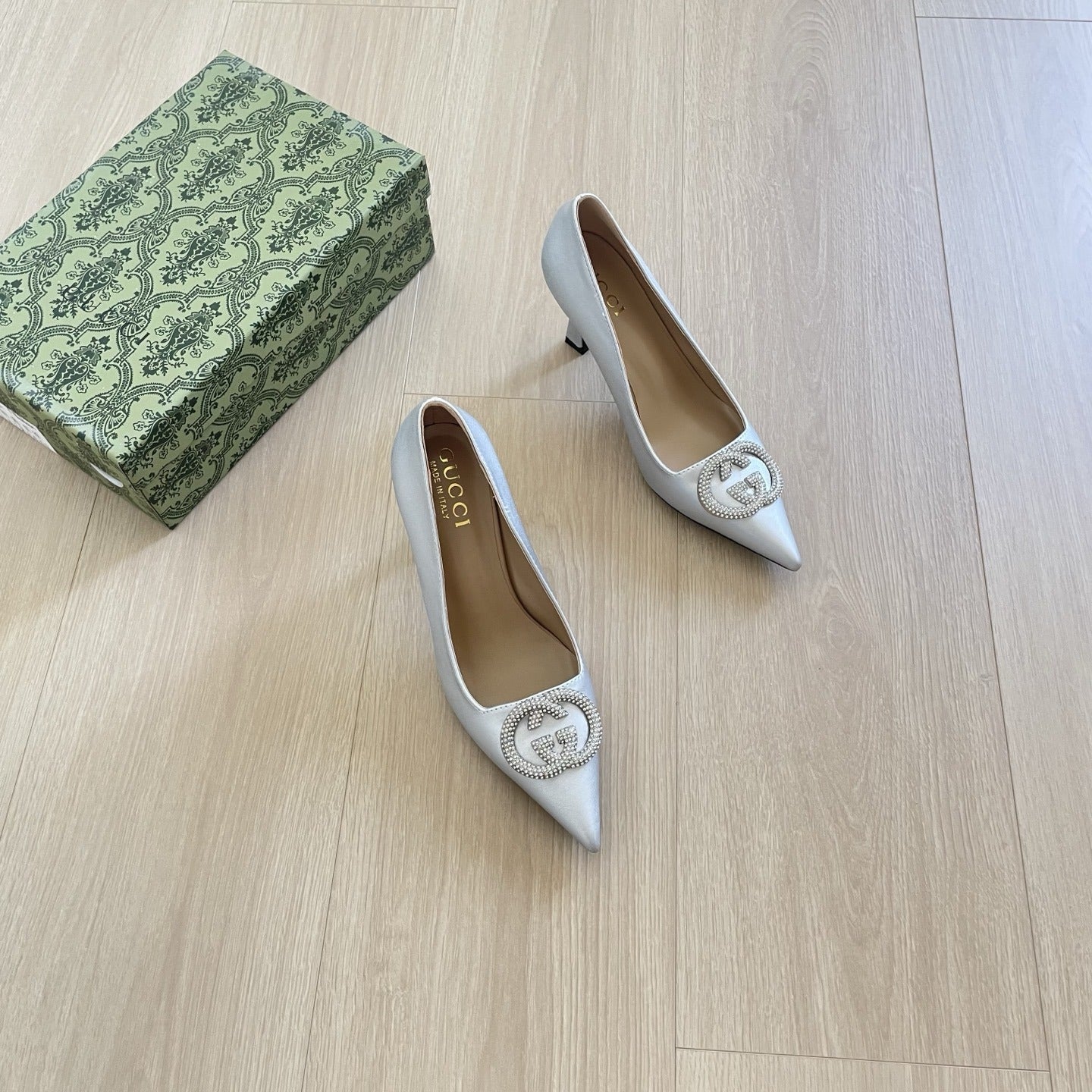 Gucci Crystal Heels