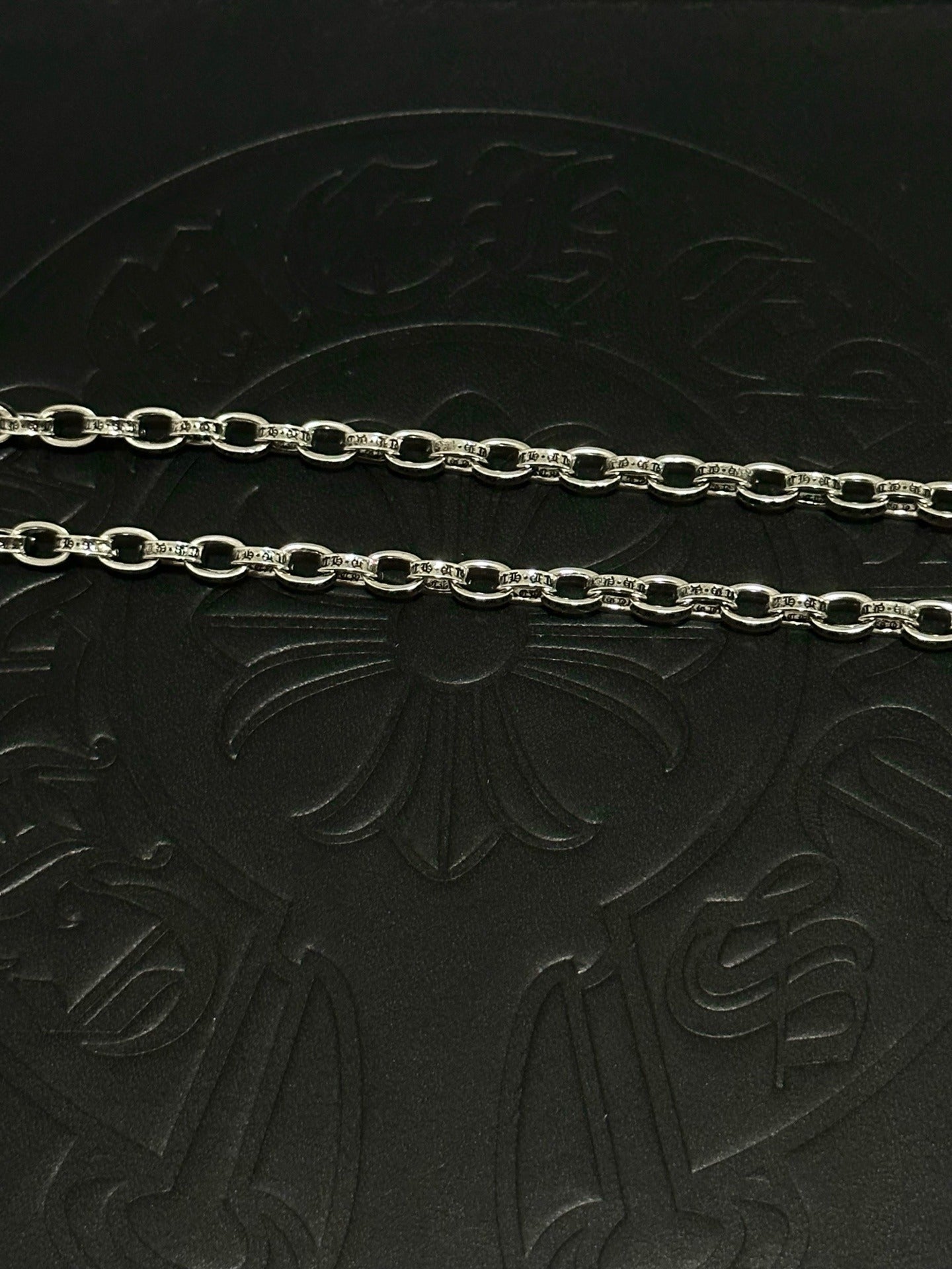 Chrome Hearts Sterling Silver Cross Necklace