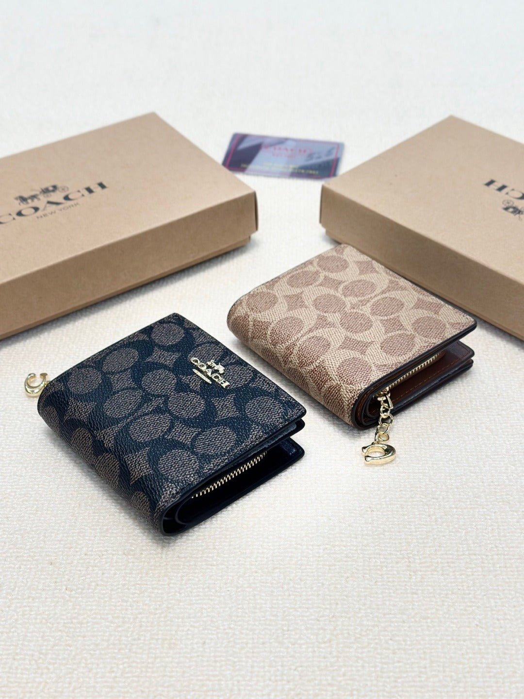 Coach Black Leather Wallet