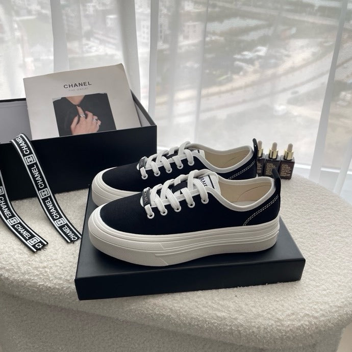 Chanel Canvas Canvas Shoes