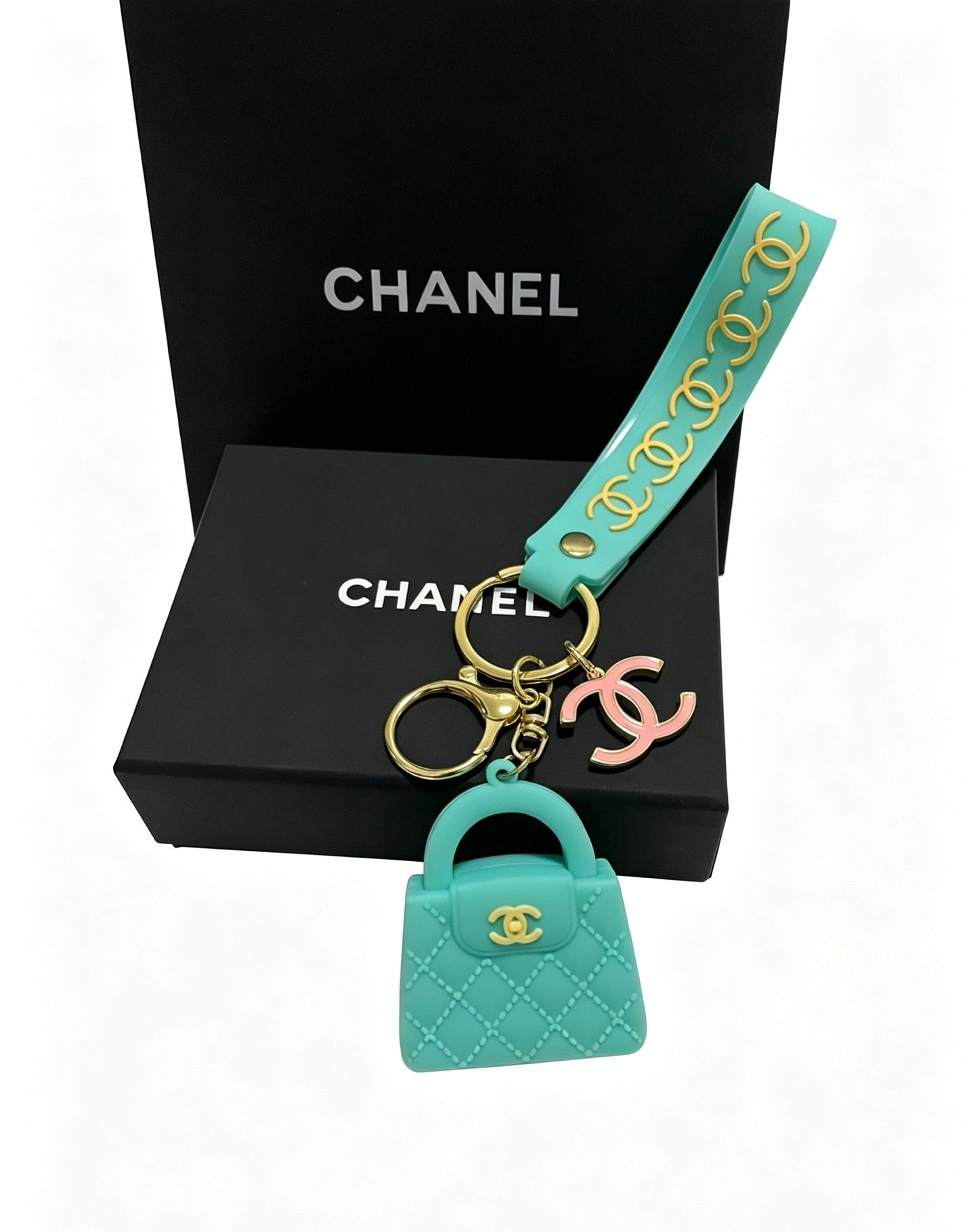Chanel Vintage-Finish Keychain